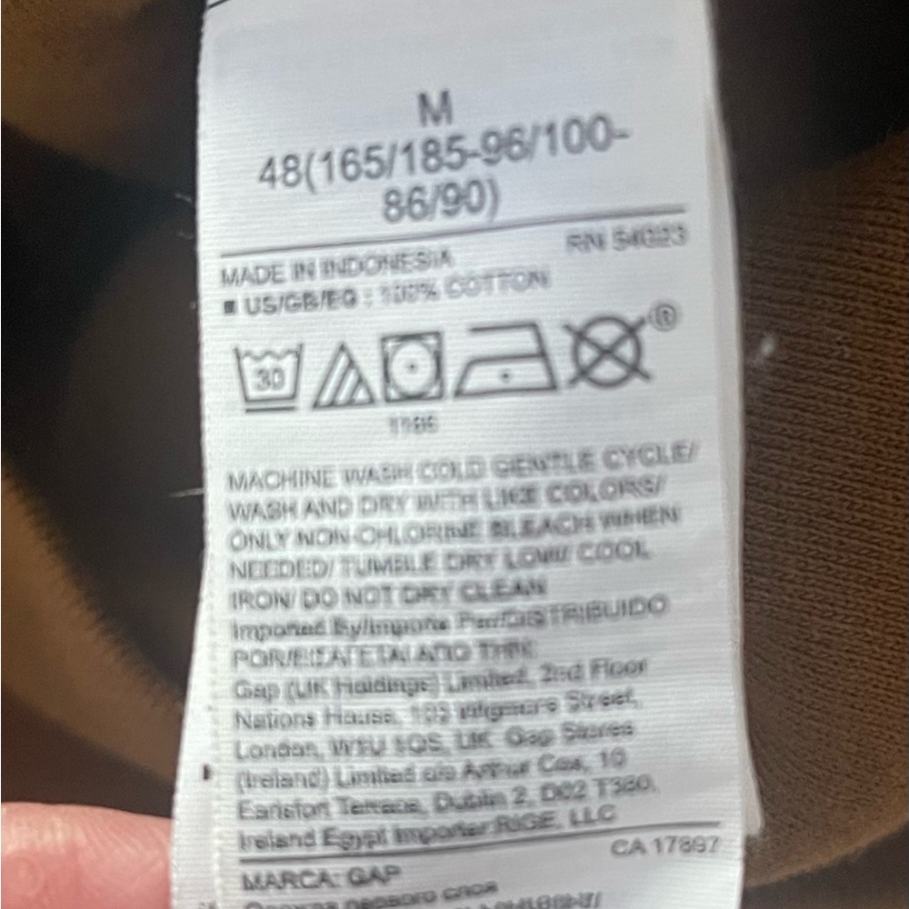Yeezy Gap Hoodie Brown YZY  Medium Streetwear Hypebeast Kanye West Thick Cotton - Picture 3 of 6